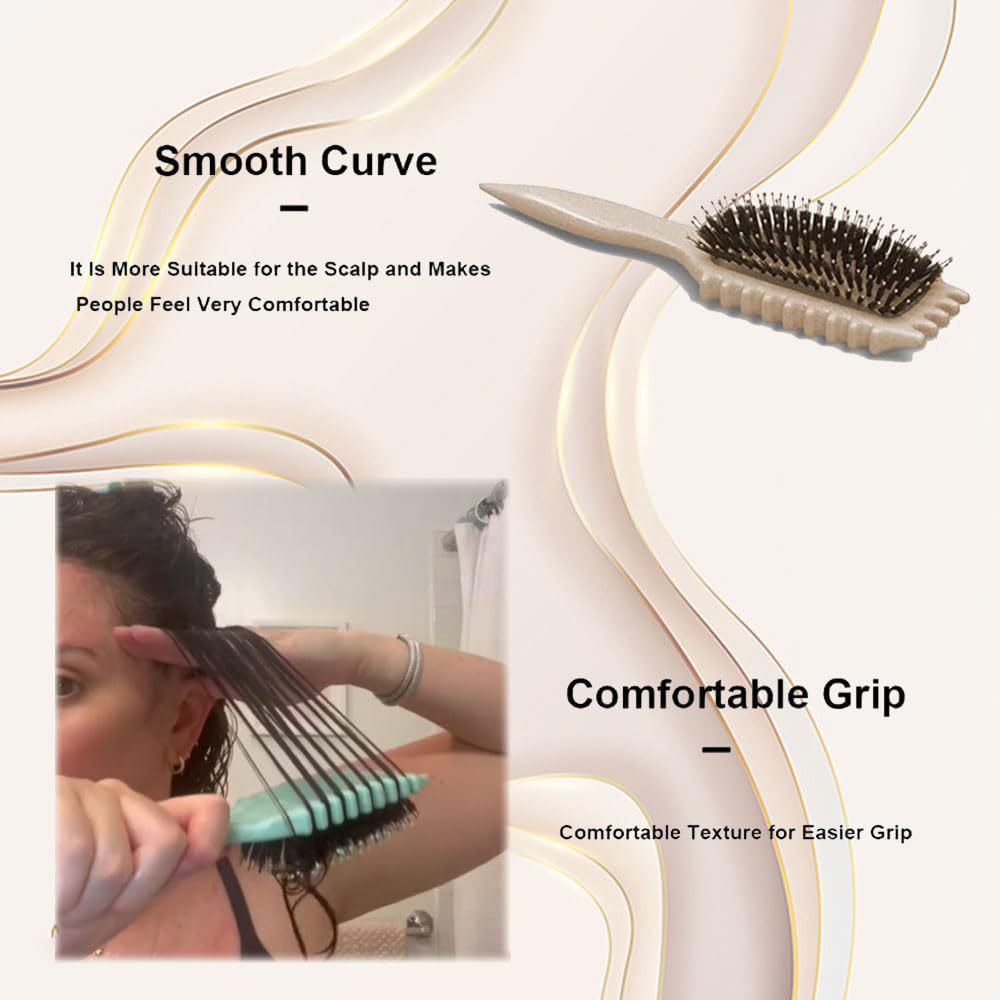 Bounce Curl Definition Style Brush Comb