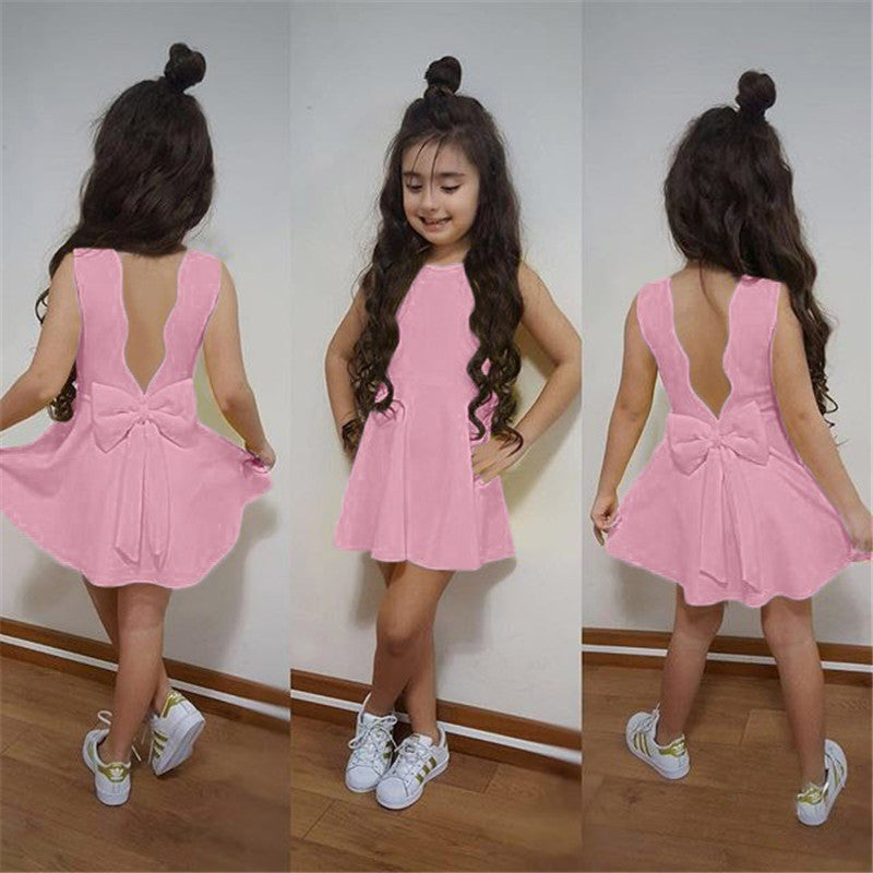 Kids Clothes Dress Baby Sleeveless Girl Clothing Years