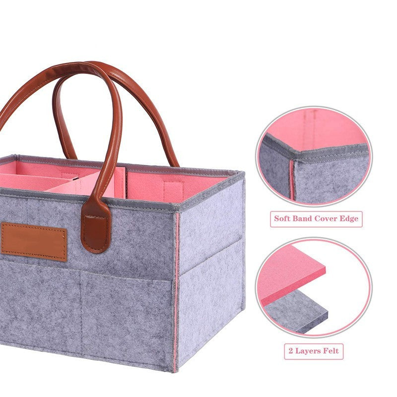 Multifunctional And Environmentally Friendly Felt Storage Bag